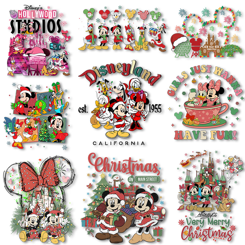 Printable Heat Transfer Vinyl - Chirstmas Iron on Transfers Heat Press