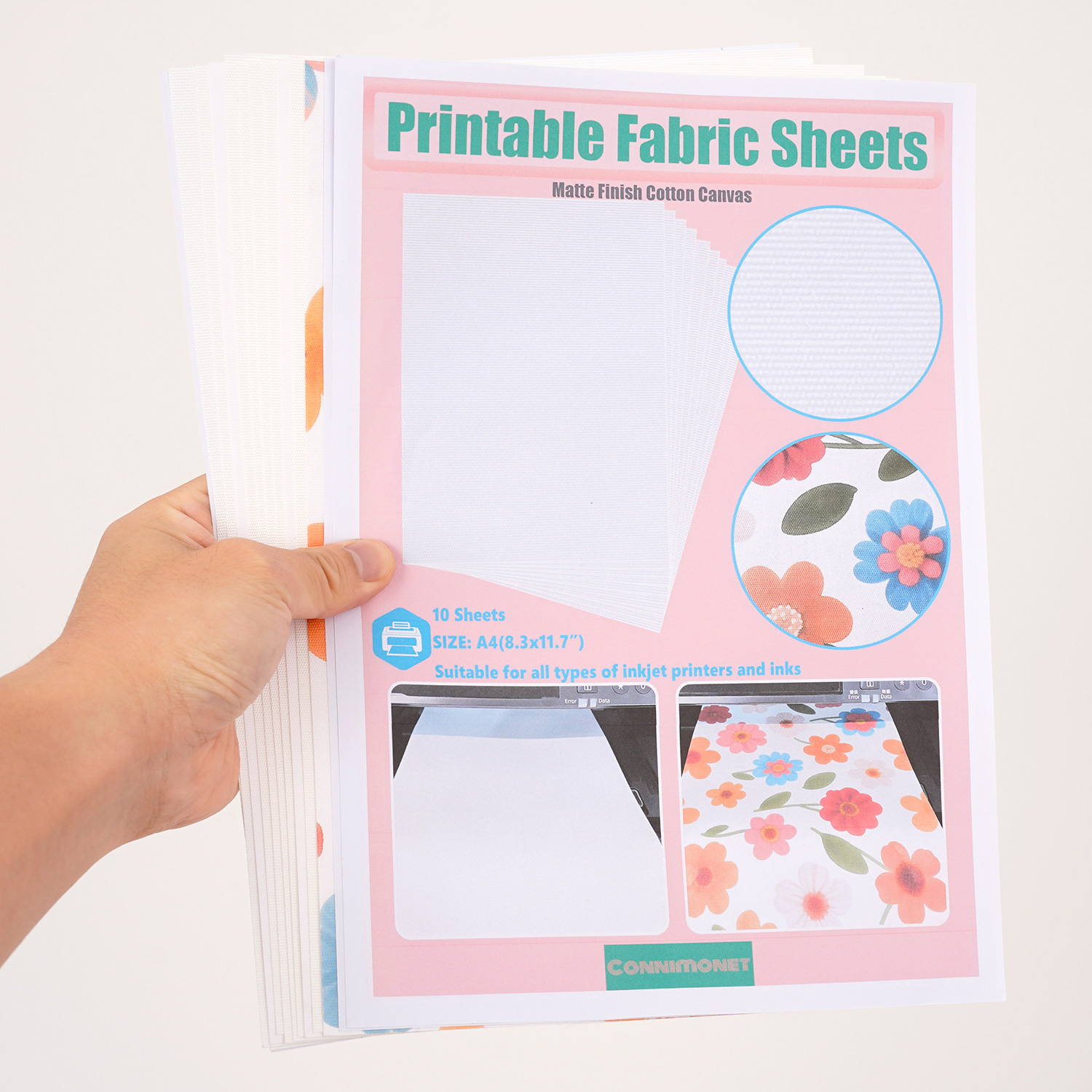 5pcs/10pcs Printable White Cot - Printable Heat Transfer Vinyl 评论和价格