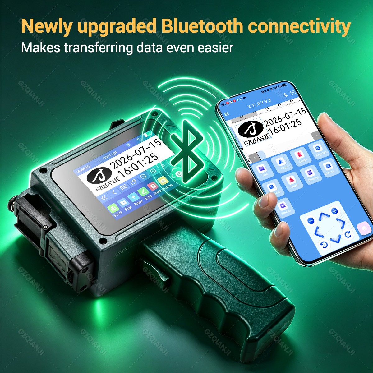 Bluetooth 12.7mm Mini Inkjet P - Commercial Printing Logo 评论和价格