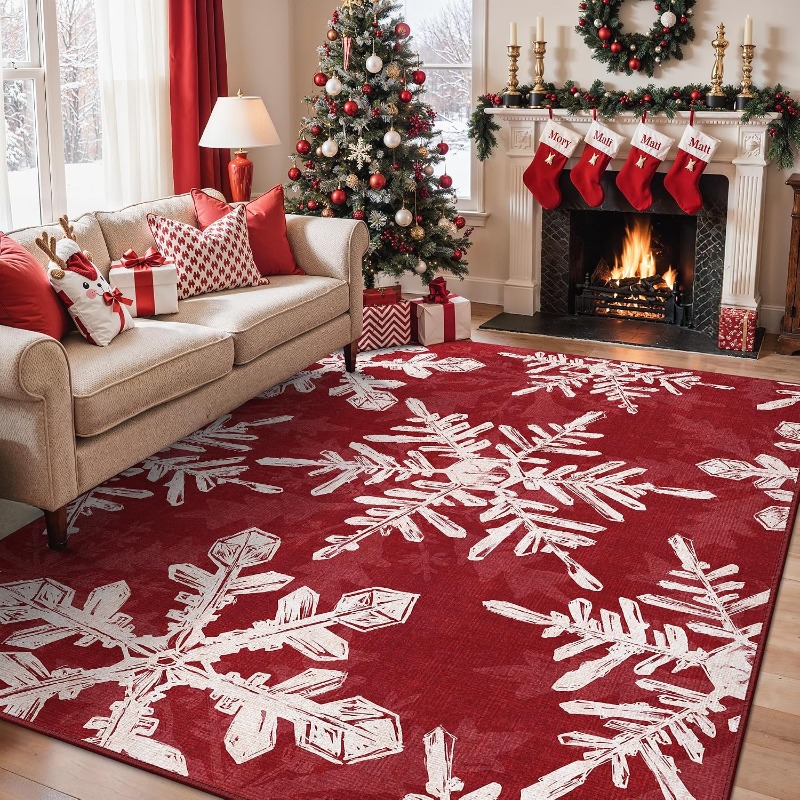 Christmas Style Rectangle Rug  - Commercial Printing Online 评论和价格