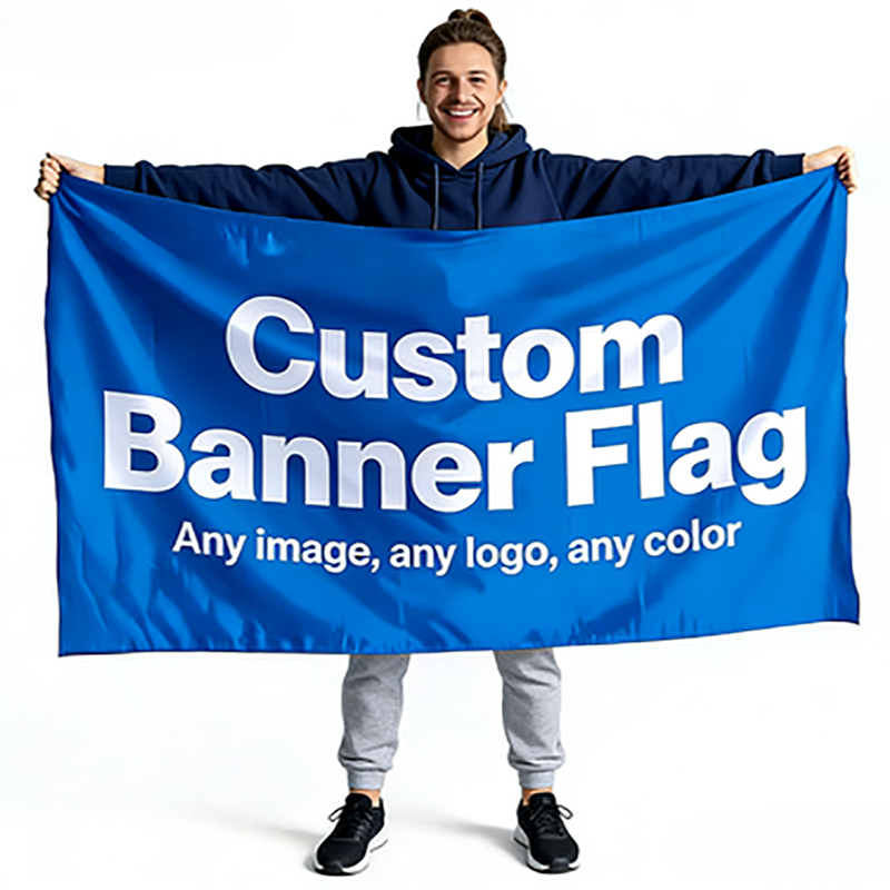 Any Size Custom Banner Flag Lo - Commercial Printing Logo 评论和价格