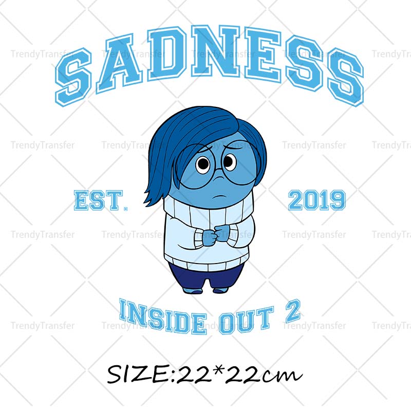 Inside Out Iron on Decals Heat - Printable Heat Transfer Vinyl 评论和价格