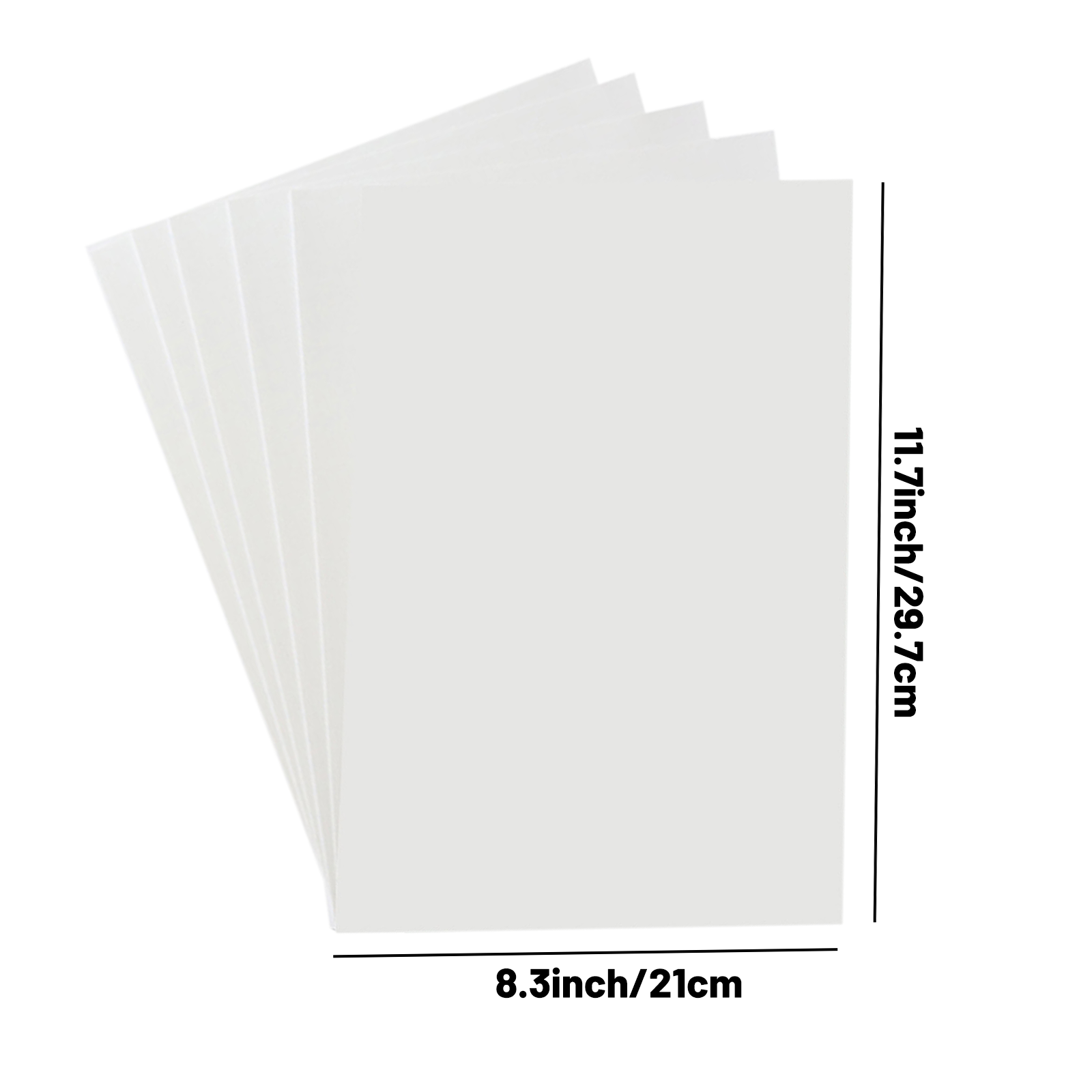 5 Sheets A4 Size Inkjet Waters - Printable Heat Transfer Vinyl 评论和价格