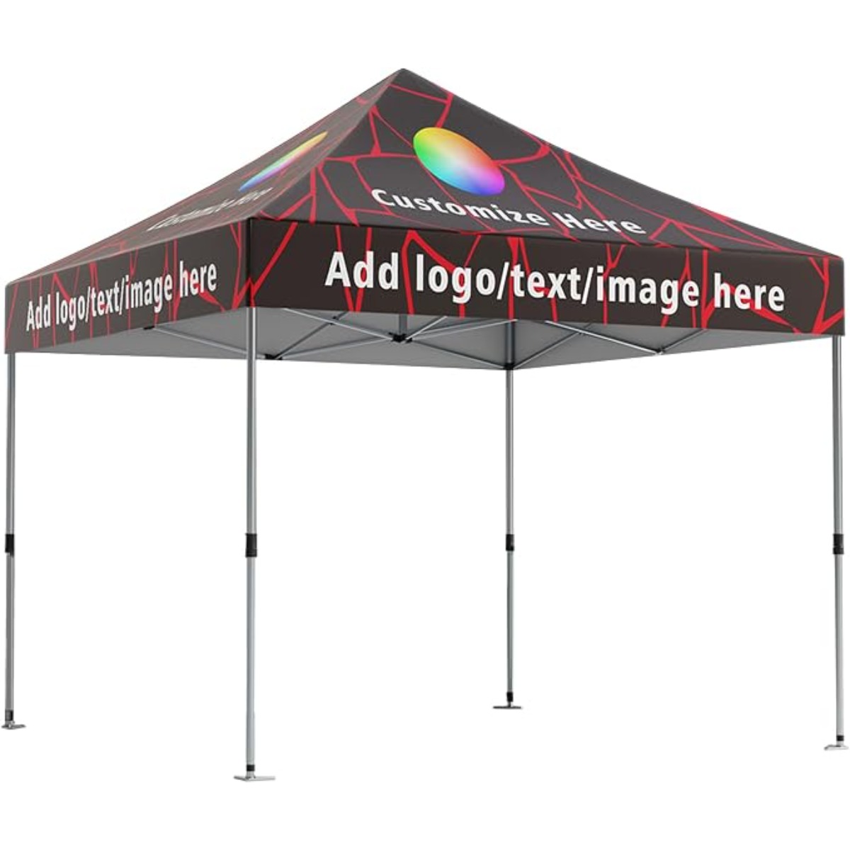 Custom 10x20 Canopy Tent Top w - Commercial Printing Logo 评论和价格