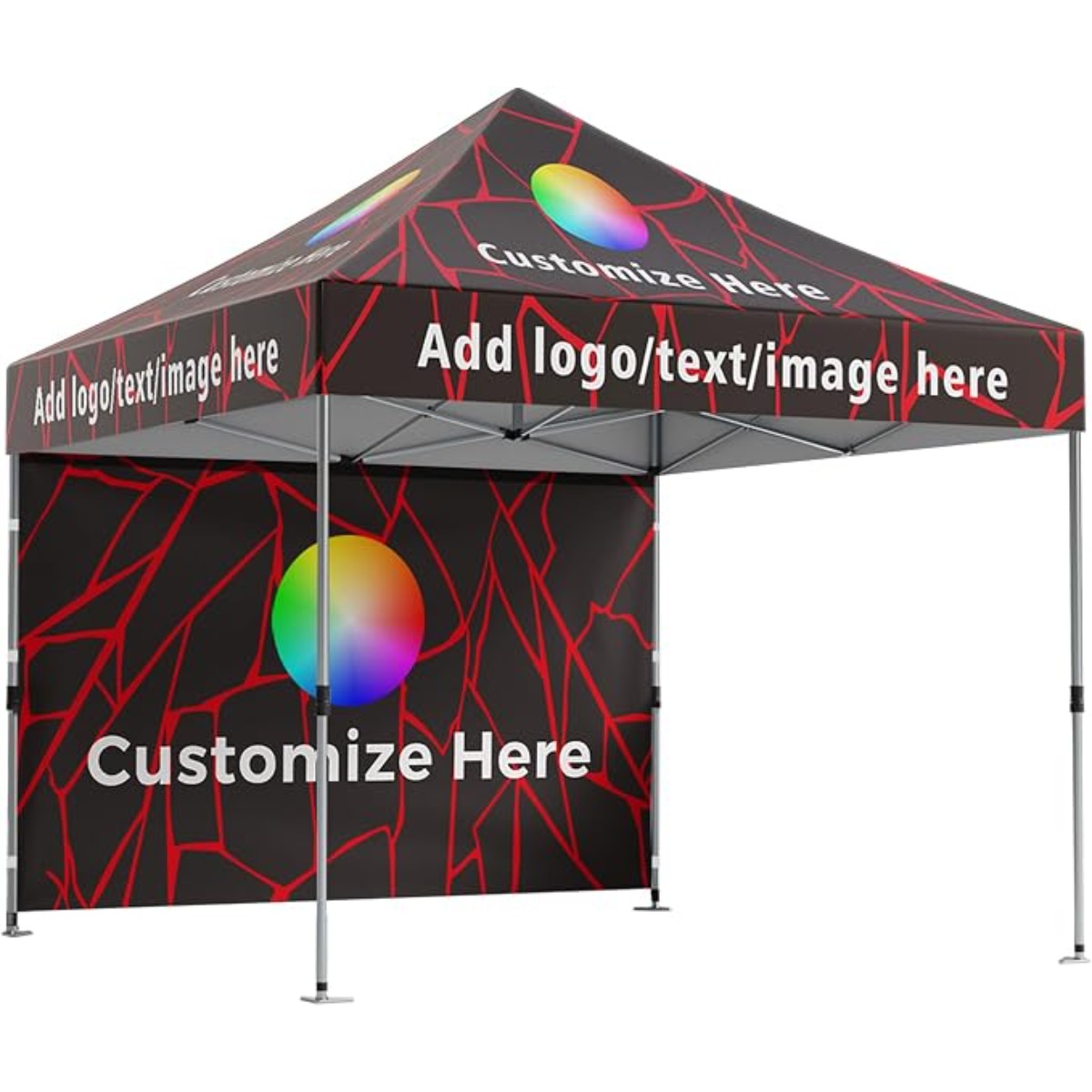 Custom 10x20 Canopy Tent Top w - Commercial Printing Logo 评论和价格