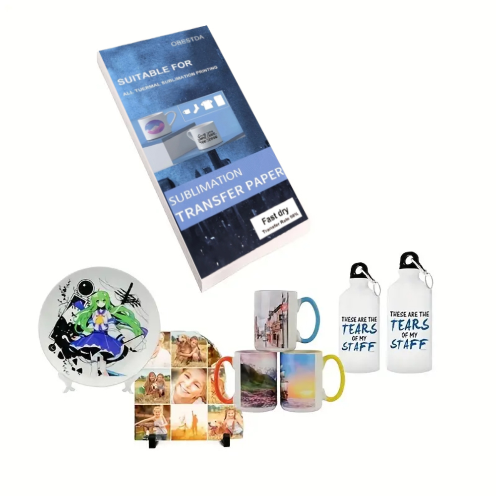 100 Sheets Sublimation Heat Tr - Printable Heat Transfer Vinyl 评论和价格