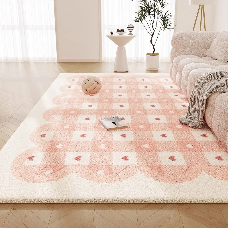 Sweet Pink Living Room Carpet  - Commercial Printing Online 评论和价格